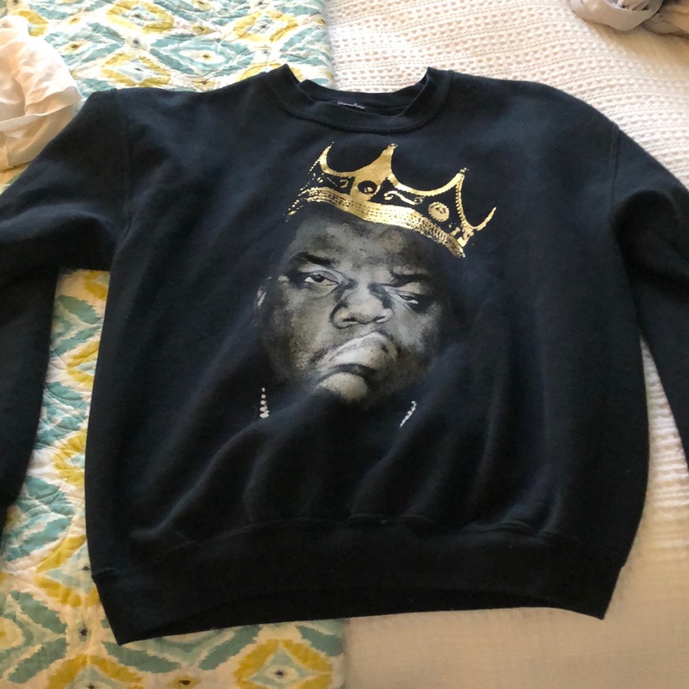 Notorious BIG crew neck sweatshirt